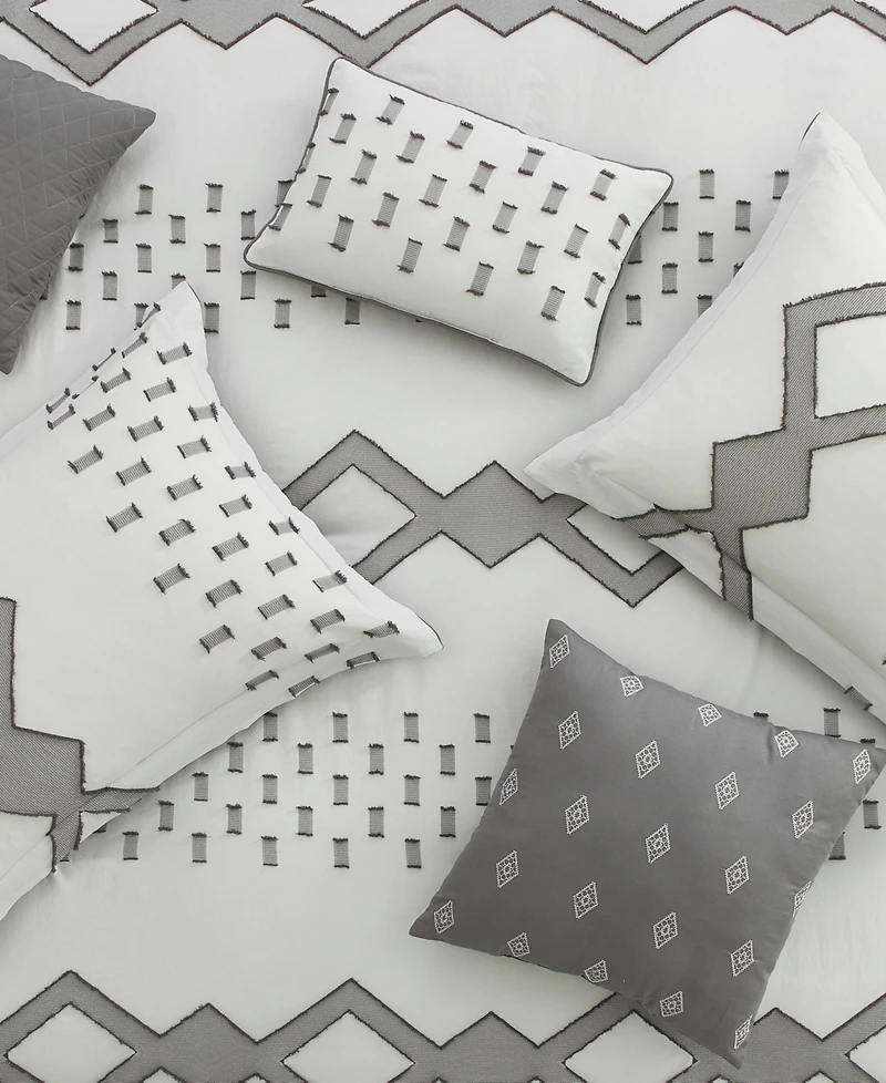 Stratford Park Sanissa Geometric 7-Pc. Comforter Set, California King