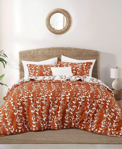 Stratford Park Millie Leaves 2-Pc. Comforter Set, Twin
