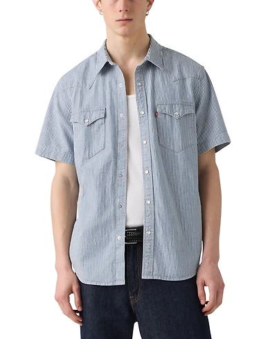 Levi's Men's Short Sleeve Snap-Front Western Shirt