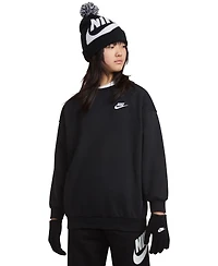 Nike Big Boys 2-Piece Swoosh Beanie and Gloves Set