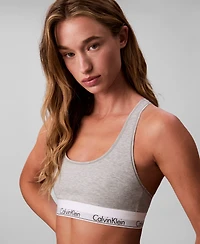Calvin Klein Women's Icon Cotton Unlined Racerback Bralette QF8493