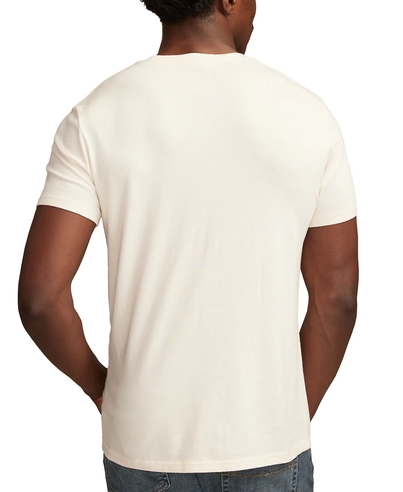 Lucky Brand Men's Rolling Stones Desert Short Sleeve Crewneck Graphic T-Shirt
