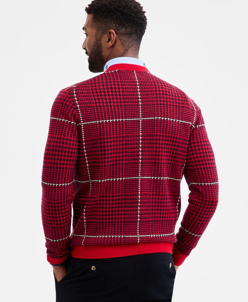 Club Room Men's Glen Plaid Sweater, Macy's Exclusive