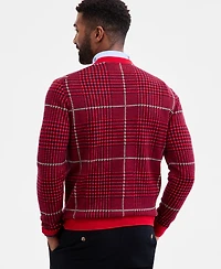 Club Room Men's Glen Plaid Sweater, Macy's Exclusive
