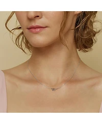 Sterling Silver Olivia Leaf Necklace & Stud Earrings Set