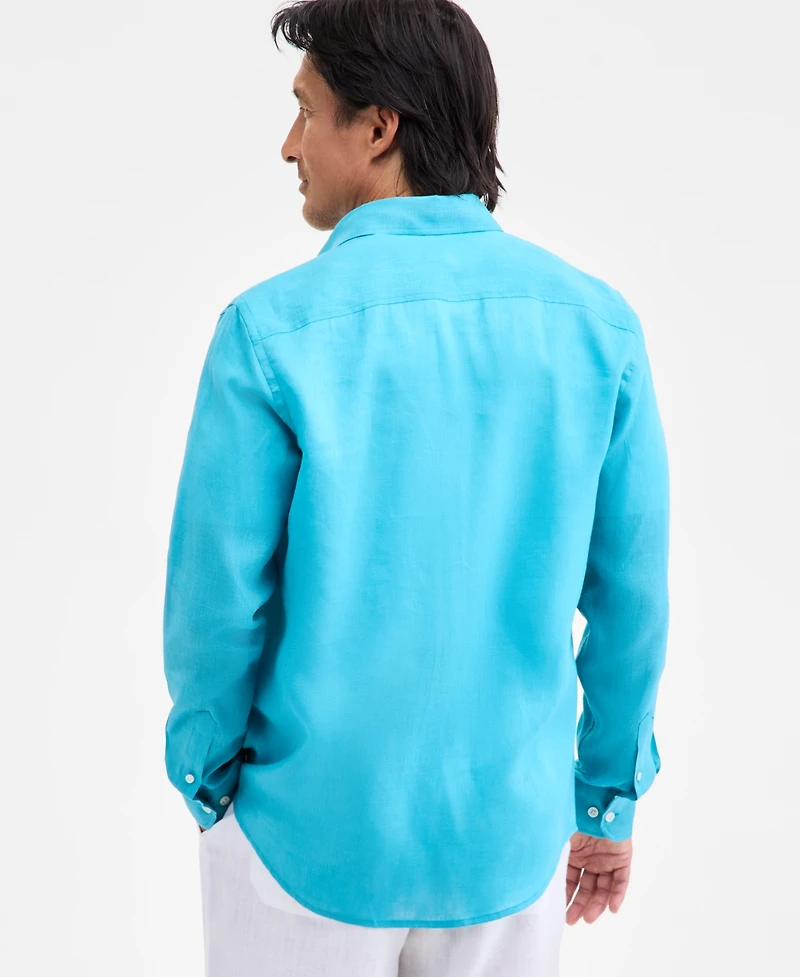 Club Room Men's 100% Linen Shirt
