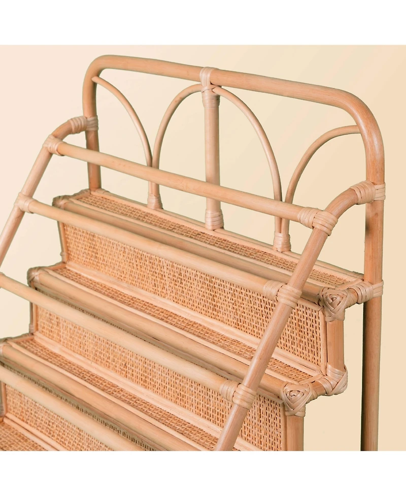 Momiji - Handcrafted Rattan Elena Montessori Kids Bookshelf - Wicker