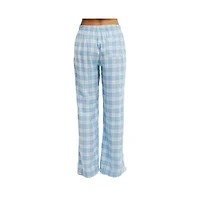 Cotton On Women's Flannel Wide Leg Pant