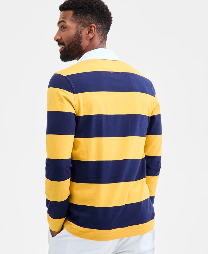 Club Room Men's Wide Stripe Rugby Shirt, Macy's Exclusive