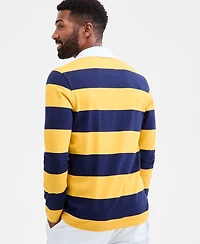 Club Room Men's Wide Stripe Rugby Shirt, Macy's Exclusive