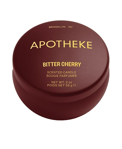 Free 2 oz. Bitter Cherry Mini Scented Candle Tin with any $50 Apotheke purchase
