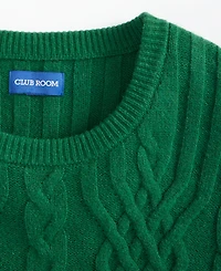 Club Room Men's Mixed Cable-Knit Crewneck Sweater, Macy's Exclusive