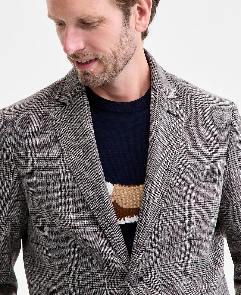 Club Room Men's Sharp Plaid Sport Coat, Macy's Exclusive