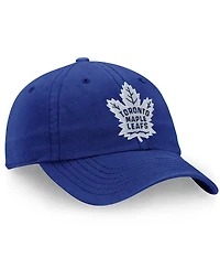 Fanatics Men's Blue Toronto Maple Leaf's Core Primary Logo Adjustable Hat