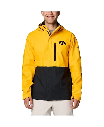 Columbia Men's Gold Iowa Hawkeyes Field Bound Omni-Tech Full-Zip Jacket