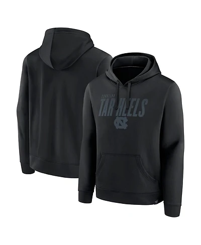 Fanatics Men's Black North Carolina Tar Heels Blackout Pullover Hoodie