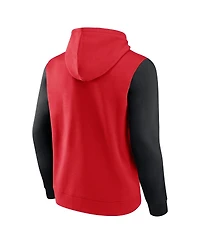 Logo Athletic Men's Red New Jersey Devils Deliver Fleece Pullover Hoodie