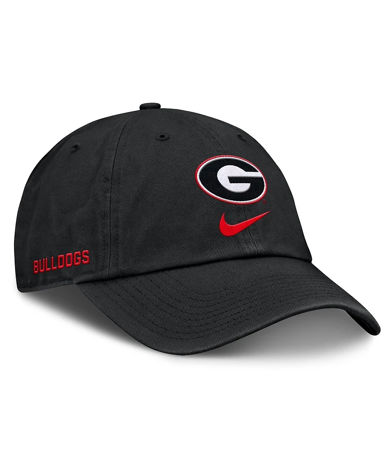 Nike Men's Black Georgia Bulldogs Primetime Club Adjustable Hat