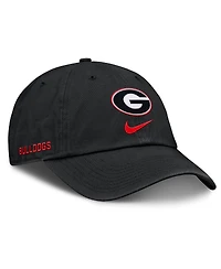 Nike Men's Black Georgia Bulldogs Primetime Club Adjustable Hat