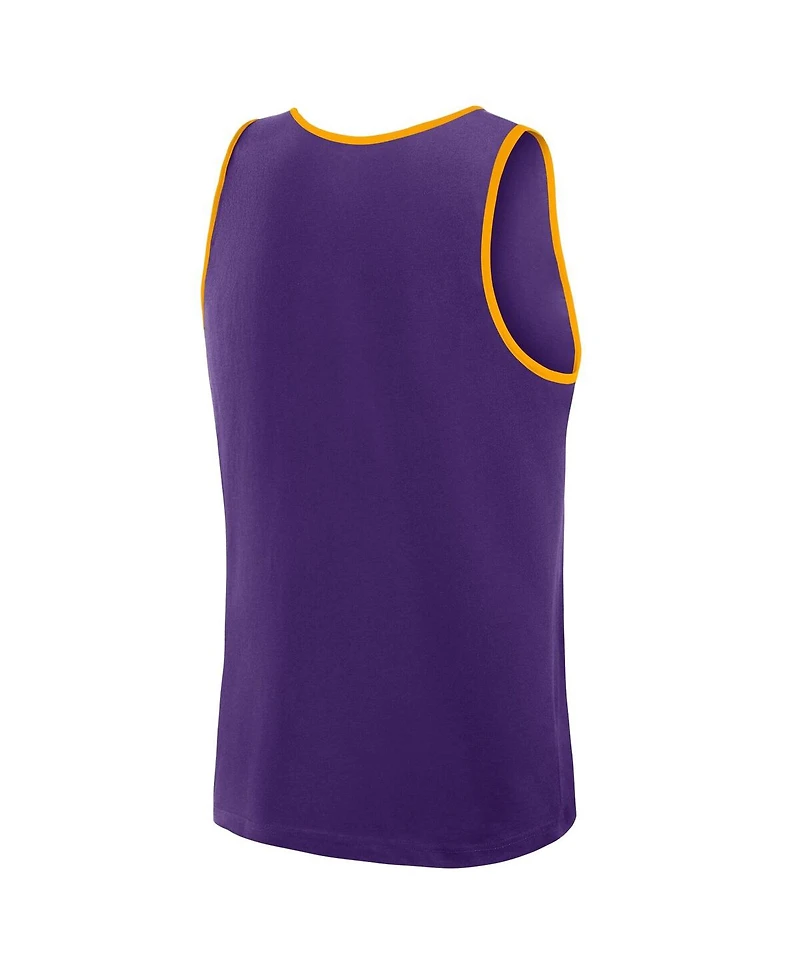 Logo Athletic Men's Purple Los Angeles Lakers Unmatched Success Tank Top T-Shirt