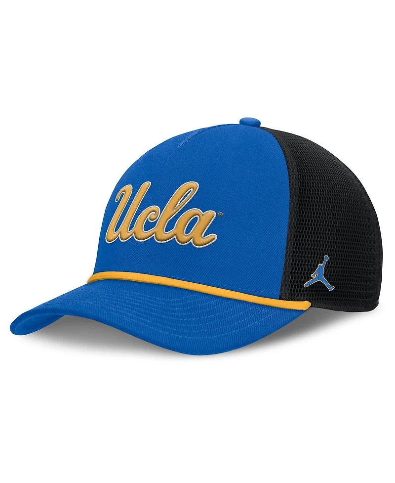 Jordan Men's Blue Ucla Bruins Rise Primetime Trucker Adjustable Hat