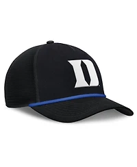 Nike Men's Black Duke Blue Devils Rise Primetime Trucker Adjustable Hat