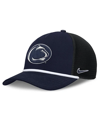 Nike Men's Navy Penn State Nittany Lions Rise Primetime Trucker Adjustable Hat