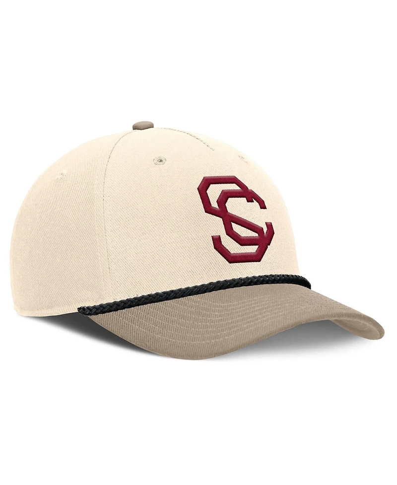Nike Men's Natural Usc Trojans Rise Legacy Throwback Logo Adjustable Hat