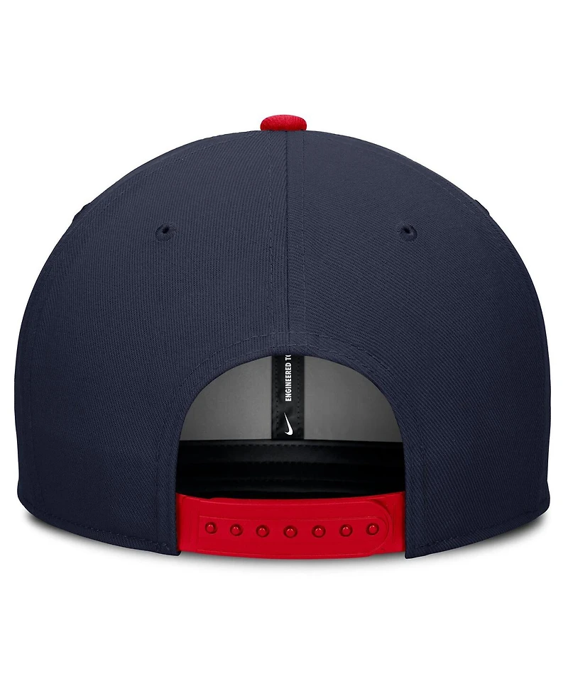 Nike Men's Navy/Cream Arizona Wildcats Pro Legacy Script Snapback Hat