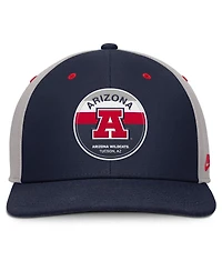 Nike Men's Navy/Gray Arizona Wildcats Prep Pro Performance Snapback Hat