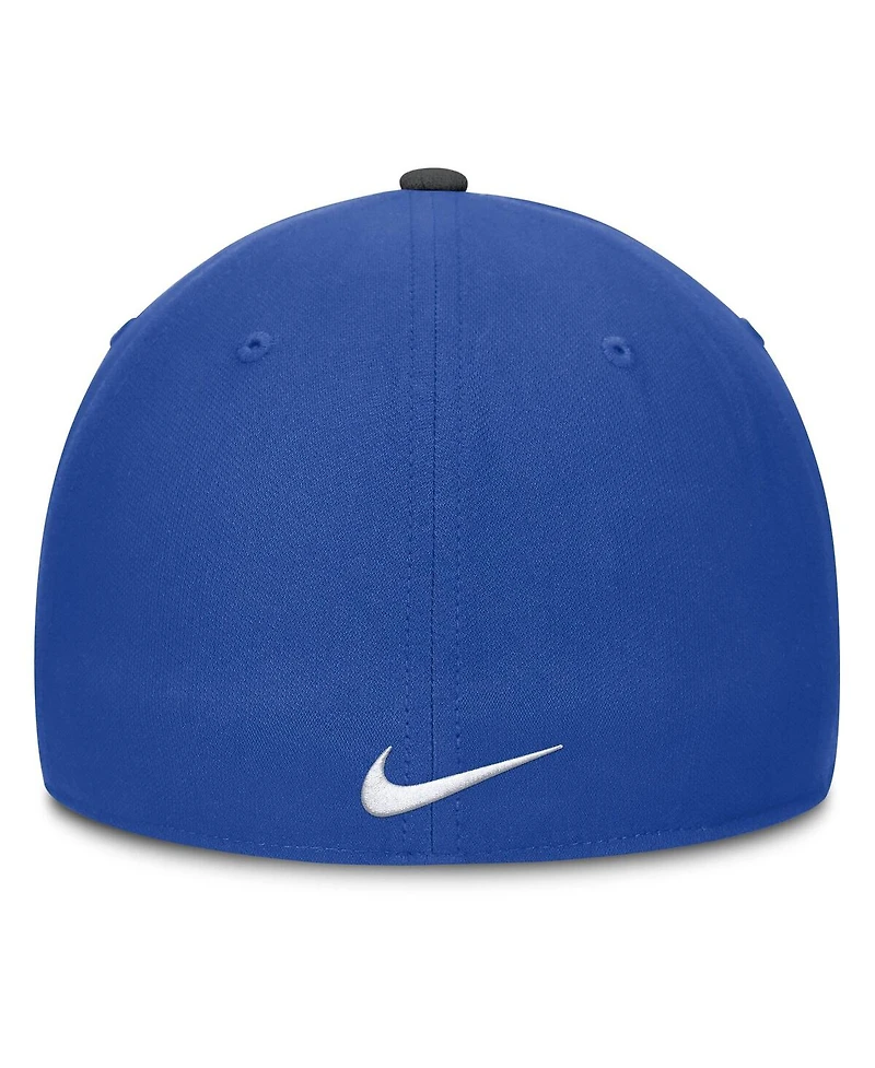 Nike Men's Black/Royal Duke Blue Devils 2025 Sideline Rise Local Performance Flex Hat