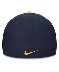 Nike Men's Gold/Navy West Virginia Mountaineers 2025 Sideline Rise Local Performance Flex Hat