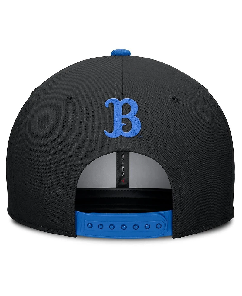 Jordan Men's Black/Blue Ucla Bruins 2025 Sideline Campus Pro Local Snapback Hat