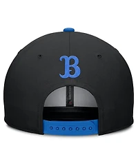 Jordan Men's Black/Blue Ucla Bruins 2025 Sideline Campus Pro Local Snapback Hat