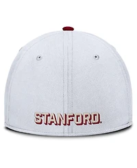 Nike Men's White Stanford Cardinal Legacy Rise Performance Flex Hat