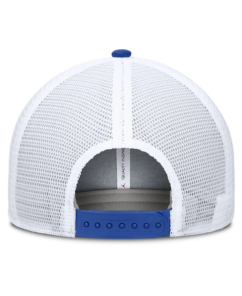 Jordan Men's Royal/White Florida Gators Rise Primetime Performance Trucker Adjustable Hat