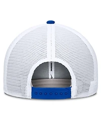 Nike Men's Royal/White Duke Blue Devils Rise Primetime Performance Trucker Adjustable Hat