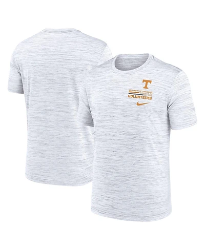 Nike Men's White Tennessee Volunteers Velocity Stacked Performance T-Shirt