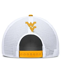 Nike Men's Gold/White West Virginia Mountaineers 2025 On-Field Rise Patch Trucker Adjustable Hat