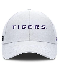 Nike Men's White Lsu Tigers 2025 On-Field Rise Performance Adjustable Hat