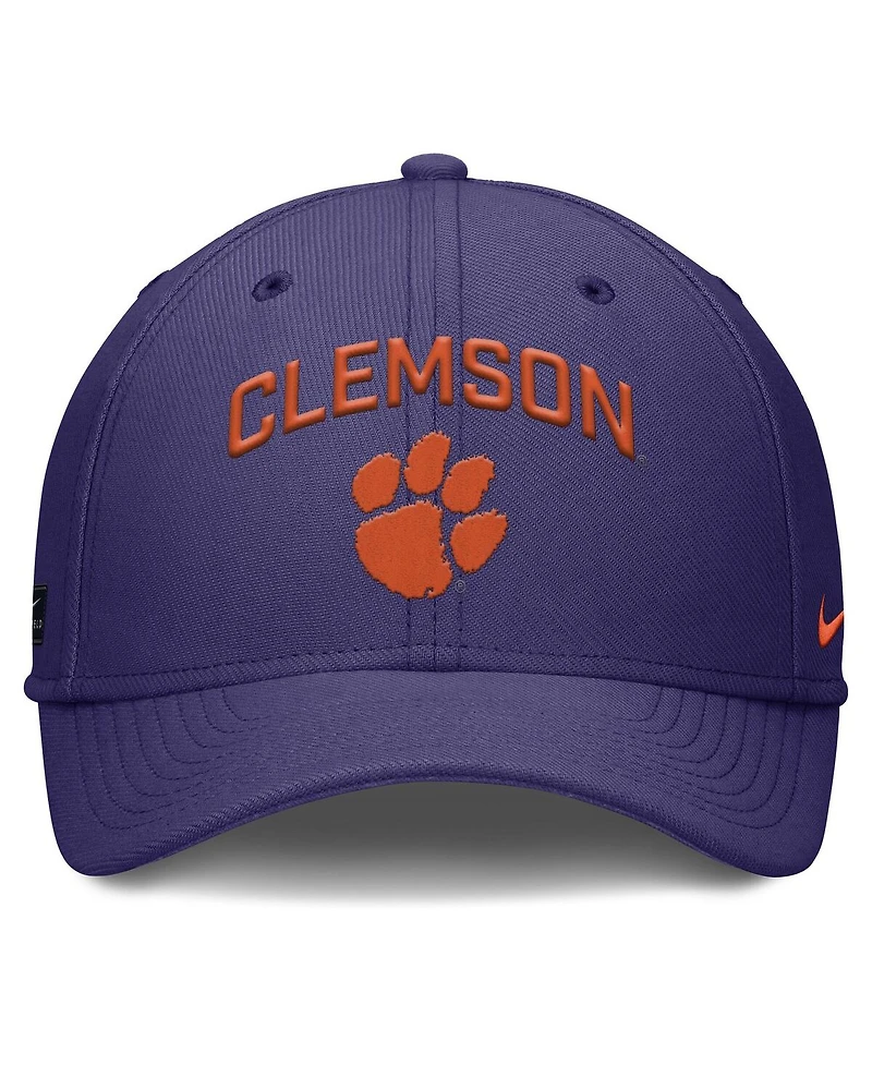 Nike Men's Purple Clemson Tigers 2025 On-Field Rise Performance Flex Hat