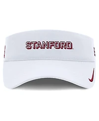 Nike Men's White Stanford Cardinal 2025 On-Field Gameday Performance Ace Adjustable Visor Hat