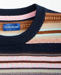 Club Room Men's Cameron Fair Isle Crewneck Sweater, Macy's Exclusive