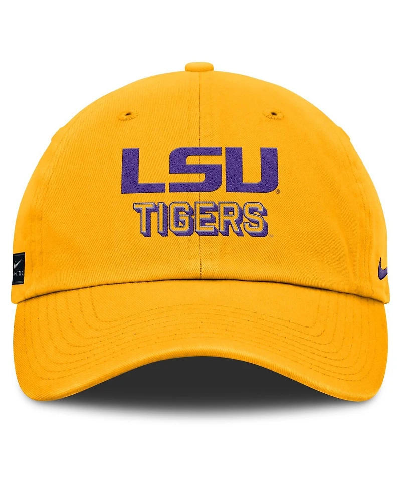 Nike Men's Gold Lsu Tigers 2025 On-Field Club Adjustable Hat