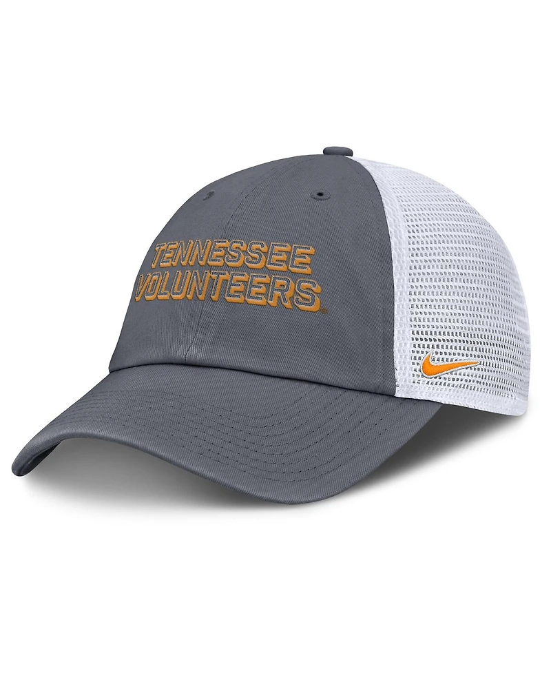 Nike Men's Gray Tennessee Volunteers 2025 Gameday On-Field Club Adjustable Trucker Hat