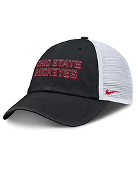 Nike Men's Black Ohio State Buckeyes 2025 Gameday On-Field Club Adjustable Trucker Hat