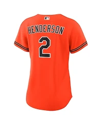 Nike Women's Gunnar Henderson Orange Baltimore Orioles Alternate 2 Replica Jersey