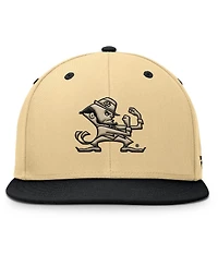 Fanatics Men's Gold/Black Notre Dame Fighting Irish Balance Fitted Hat