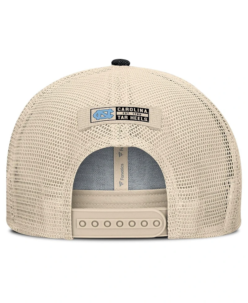 Fanatics Men's Black/Natural North Carolina Tar Heels Legend Trucker Snapback Hat