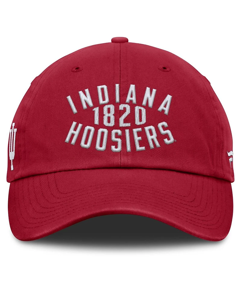 Fanatics Men's Crimson Indiana Hoosiers Archer Adjustable Hat